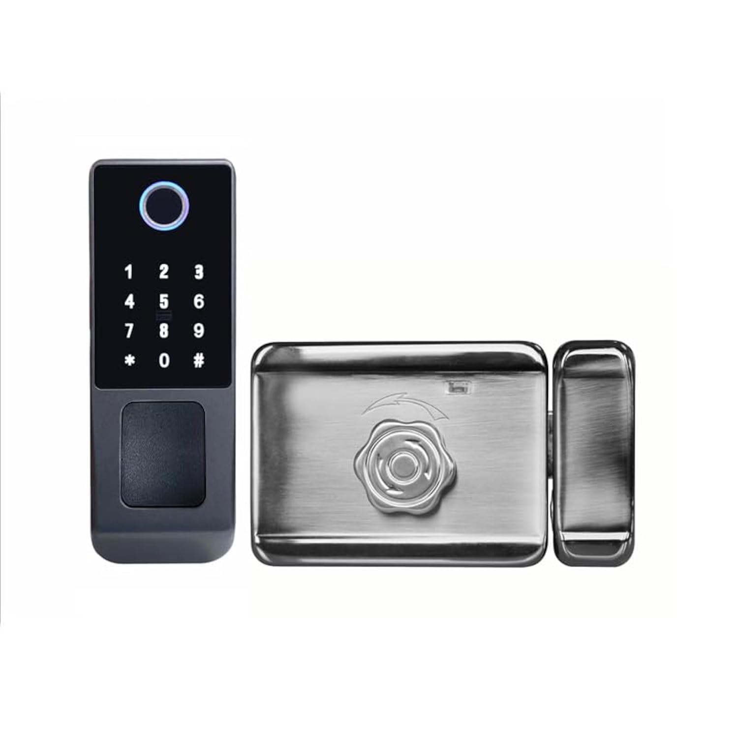 Amazon.com: Waterproof Outdoor Gate Smart Rim Lock Digital WiFi